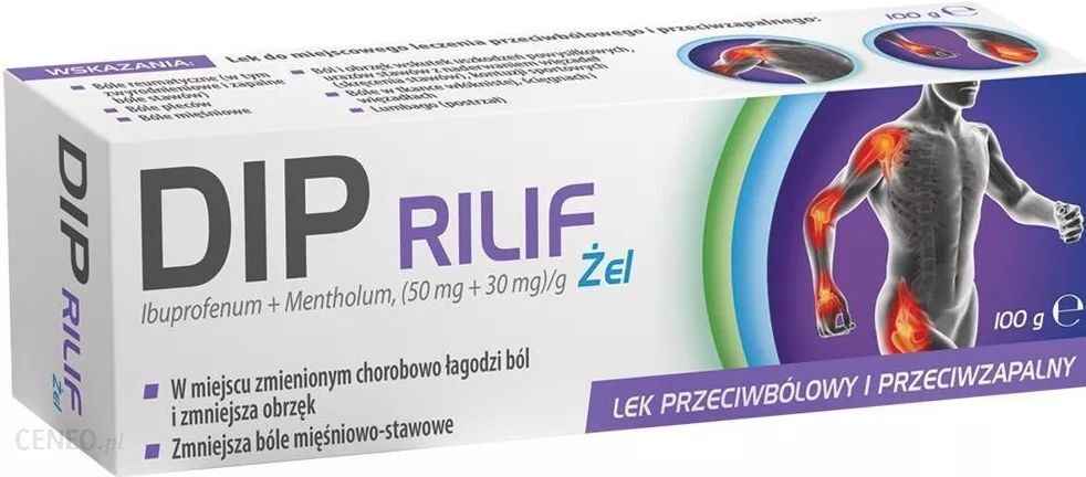 quickly relieving pain Dip Rilif gel 100g