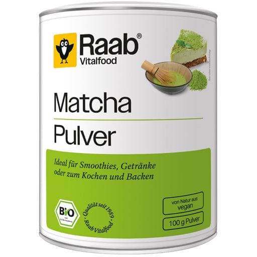 RAAB Vitalfood Matcha Green Tea Organic Powder - UKDorf 