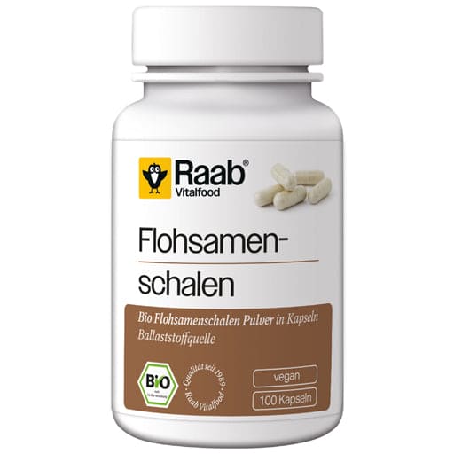 RAAB Vitalfood Psyllium Husk Organic Capsules - UKDorf 