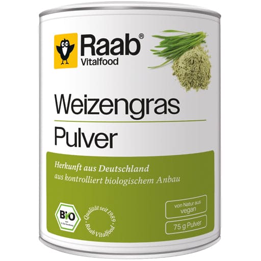 RAAB Vitalfood Wheatgrass Organic Powder - UKDorf 