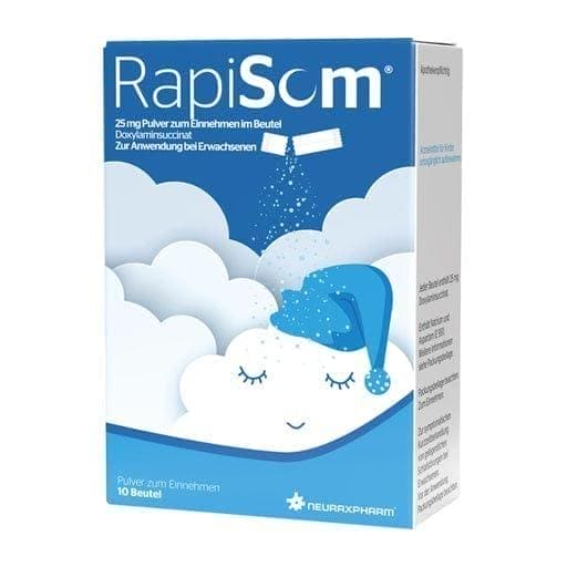 RAPISOM 25 mg doxylamine succinate, sleep disorders - UKDorf 