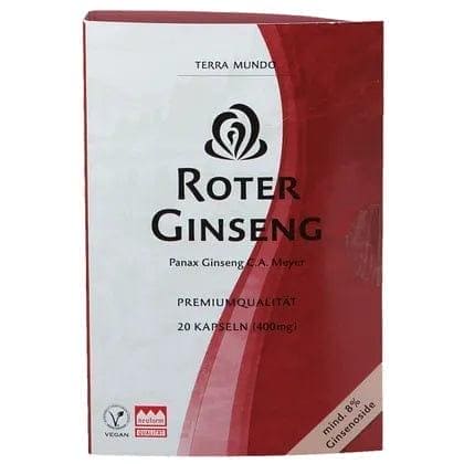 RED GINSENG 400 mg 8% by Terra Mundo Capsules - UKDorf 