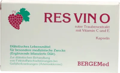 Red grape seed extract, silicic acid, magnesium citrate, vitamin C, E, ERES VINO capsules - UKDorf 