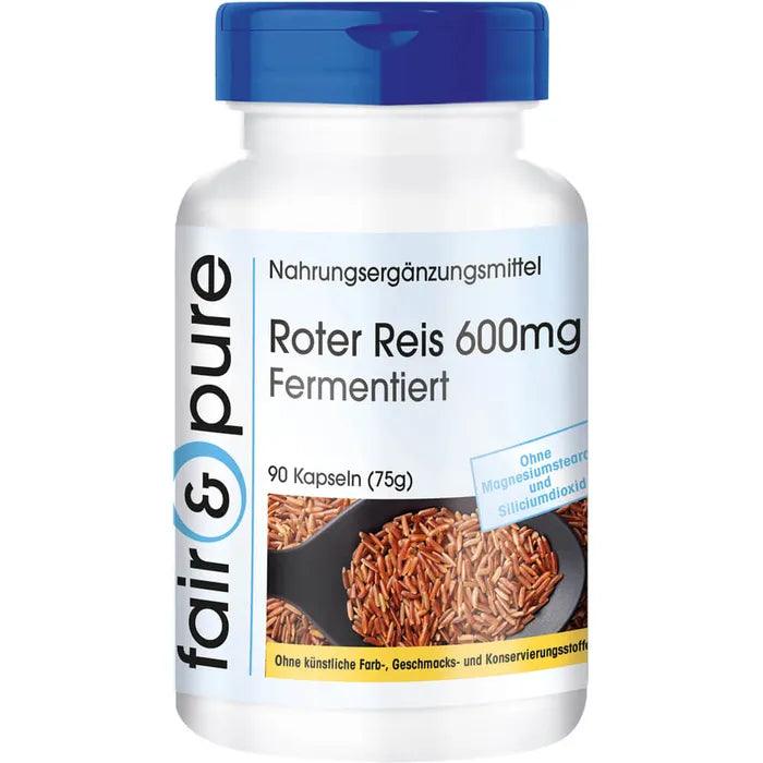 RED RICE 600 mg fermented capsules, monacolin K, monacolins - UKDorf 