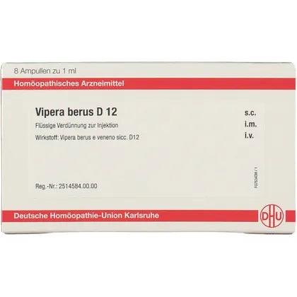 Relieve leg pain, VIPERA BERUS D 12 ampoules - UKDorf 