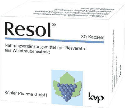 RESOL, resveratrol from grape extract capsules UK