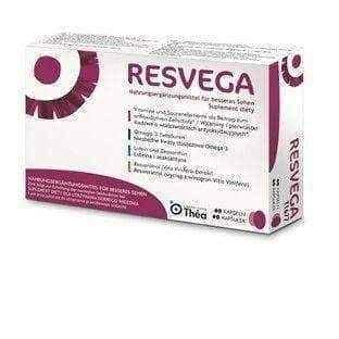 RESVEGA x 60 capsules, eye health supplements UK