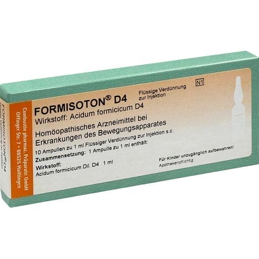 Rheumatism, remedy for muscle rheumatic, joints, FORMISOTON D 4 ampoules - UKDorf 