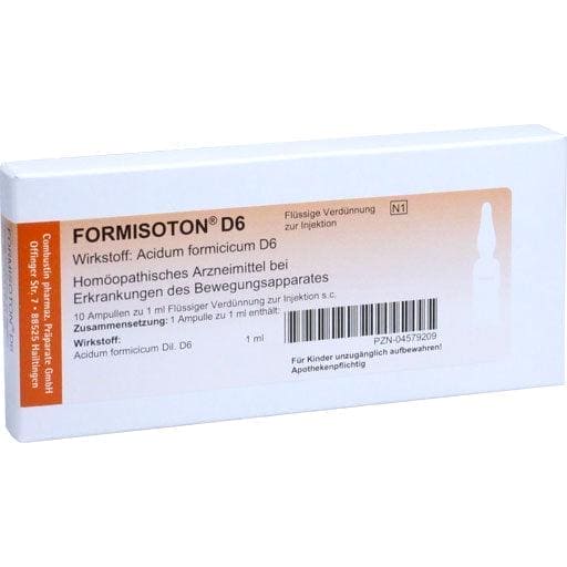 Rheumatism, Rheumatic joint treatment, FORMISOTON D 6 ampoules - UKDorf 