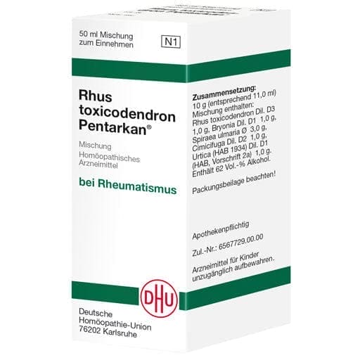 Rheumatism, RHUS TOXICODENDRON PENTARKAN mixture - UKDorf 