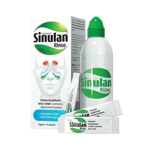 Rhinitis, sinusitis, Sinulan Rinse - nasal and sinus irrigation set - UKDorf 