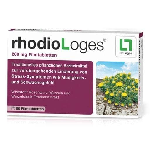 RHODIOLOGES 200 mg stress relief tablets, extreme tiredness UK