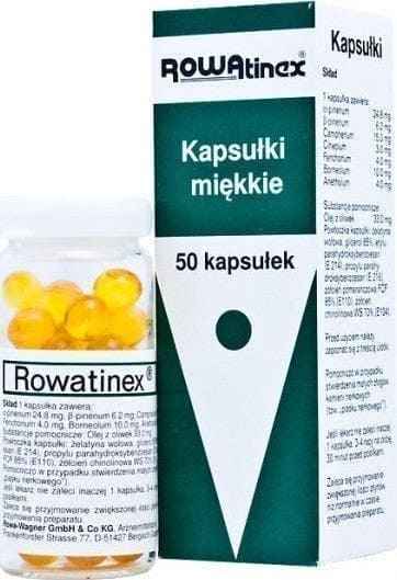 ROWATINEX x 50 capsules urolithiasis treatment