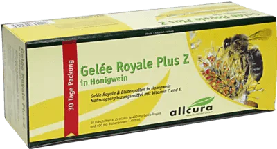ROYAL JELLY, mead, bee pollen, wheat germ, Propolis, plus Z in honey wine drinking ampoules - UKDorf 
