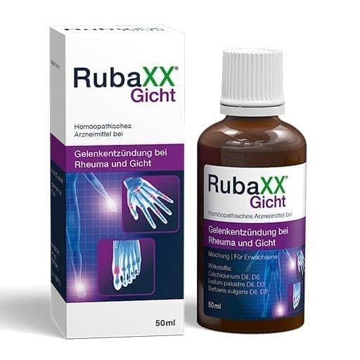 RUBAXX gout oral drops, joint inflammation in rheumatism and gout - UKDorf 