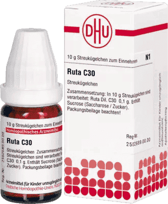RUTA C 30, Ruta graveolens, eczema, ulcers, arthritis, fibromyalgia, abortifacient - UKDorf 