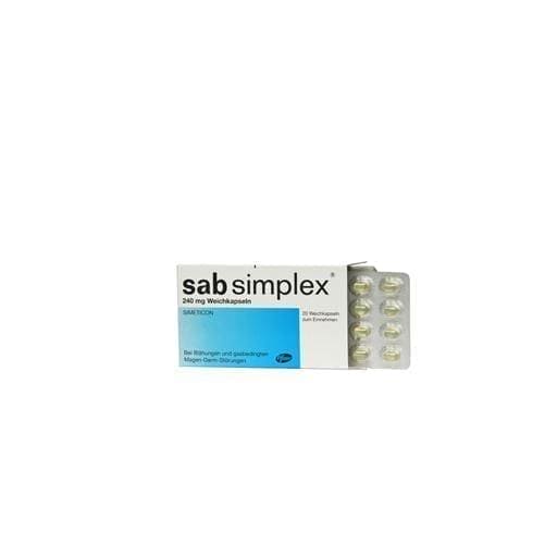 SAB simplex 240 mg soft capsules 40 pc flatulence UK