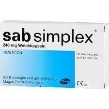 SAB simplex 240 mg soft capsules 40 pc flatulence UK