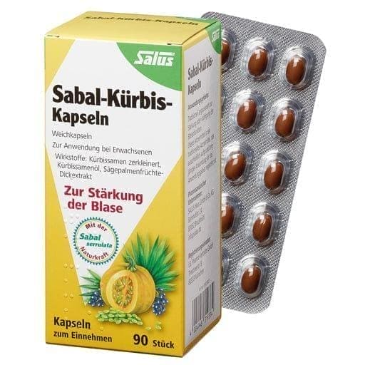 SABAL PUMPKIN Capsules Salus, pumpkin seed oil, saw palmetto - UKDorf 