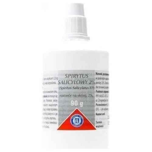 Salicylic alcohol 2% 90g (Spirytus salicylowy) , Salicylic spirit UK