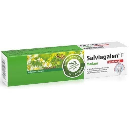 SALVIAGALEN F Madaus toothpaste, tooth decay, periodontitis, bad breath - UKDorf 