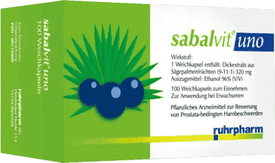 Saw palmetto, SABALVIT Uno capsules - UKDorf 