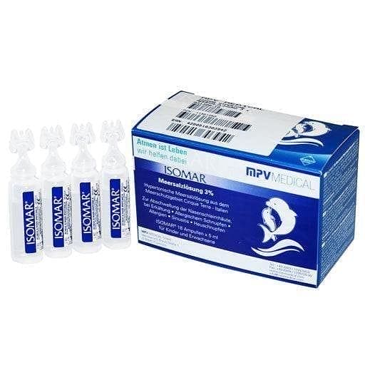 SEA SALT SOLUTION ISOMAR ampoules hypertonic solution 3% UK