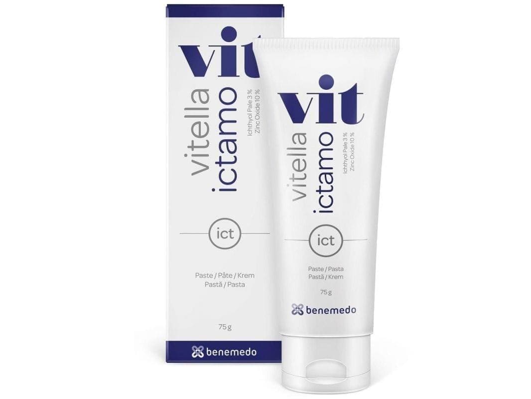 Seborrhea, atopic dermatitis, Vitella Ictamo Cream for irritated skin - UKDorf 