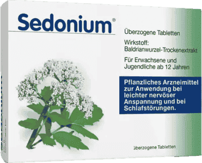SEDONIUM, difficulty falling asleep, valerian root extract, nervous tension, insomnia - UKDorf 