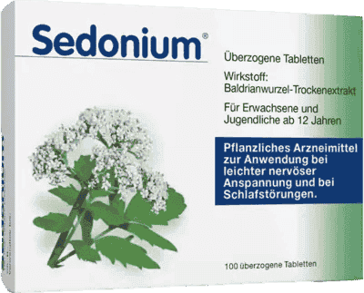 SEDONIUM, difficulty falling asleep, valerian root extract, nervous tension, insomnia - UKDorf 