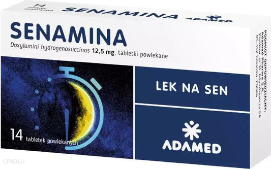 Senamina, doxylamine succinate, insomnia treatment, menopause insomnia treatment - UKDorf 
