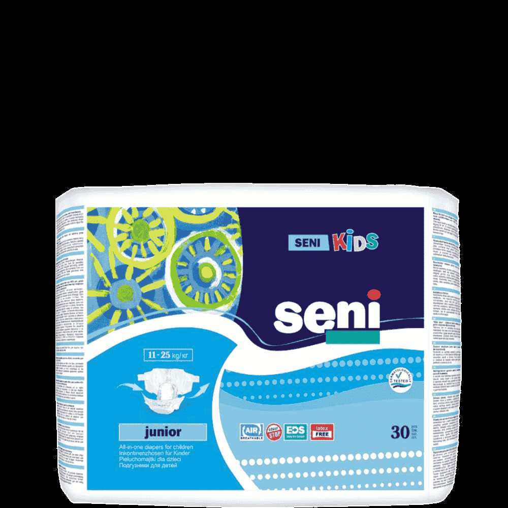 SENI diapers KIDS JUNIOR (11-20 kg) x 30 pieces, baby nappies