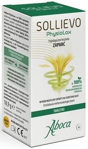 Senna, chicory, fennel, dandelion, caraway, cumin, Sollievo PhysioLax - UKDorf 