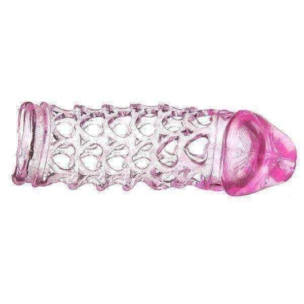 Sex Tool Silicone Penis Lock Time Delay Stretchable Condom UK