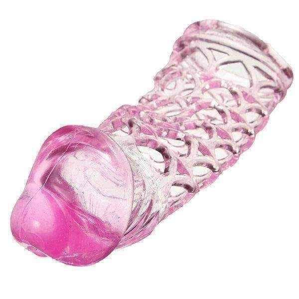 Sex Tool Silicone Penis Lock Time Delay Stretchable Condom UK