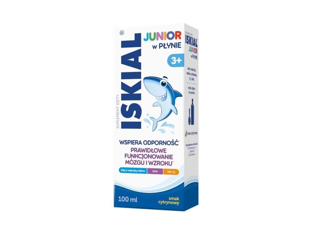 Shark liver oil immune system, Iskial Junior liquid 3+ - UKDorf 