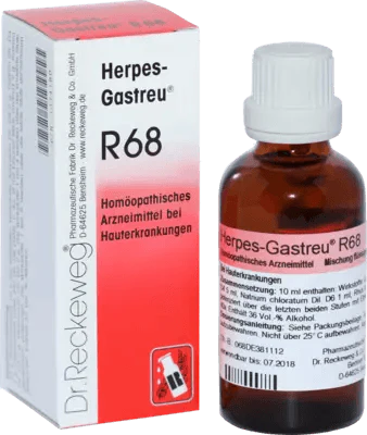 Shingles, herpes zoster, chickenpox, varicella, HERPES-GASTREU R68 oral drops - UKDorf 