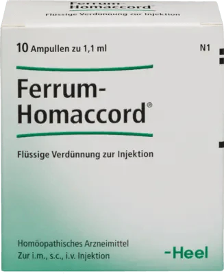 Shoulder, arm syndrome, epicondylitis, anaemia, FERRUM HOMACCORD ampoules - UKDorf 