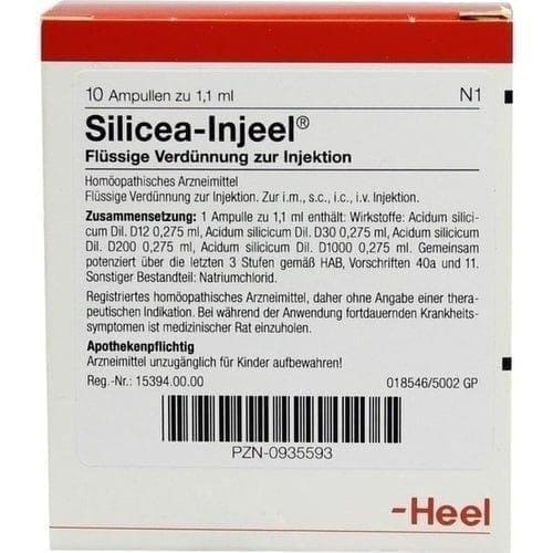 SILICEA INJEEL, homeopathy constitutional remedy, otitis, furunculosis, rachitic, dystrophic - UKDorf 
