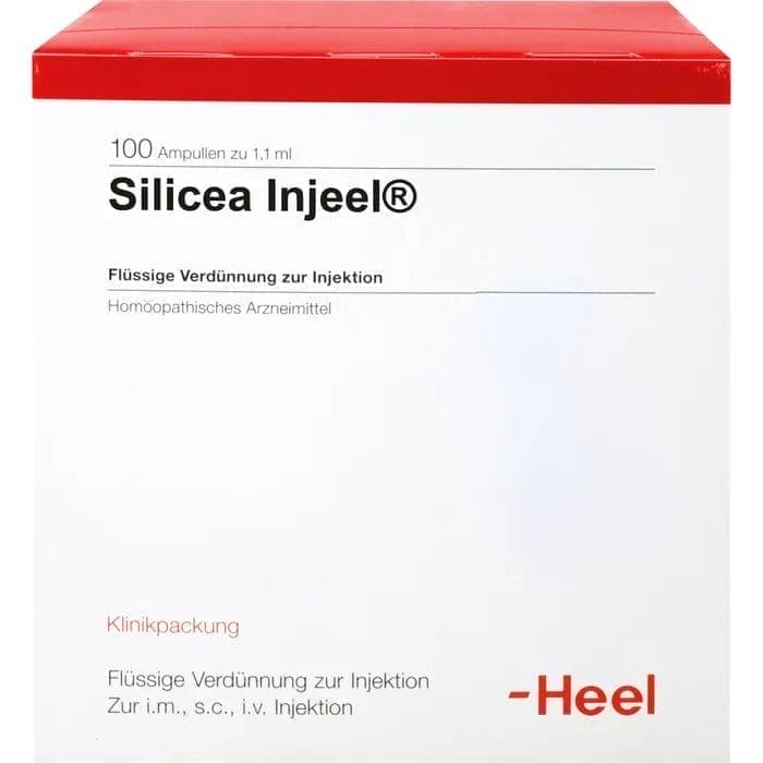 SILICEA INJEEL, homeopathy constitutional remedy, otitis, furunculosis, rachitic, dystrophic - UKDorf 