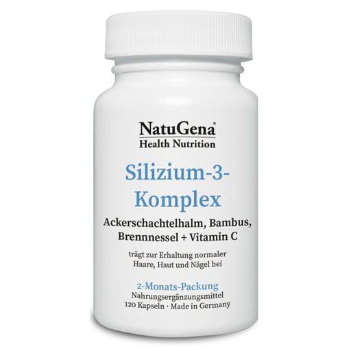 SILICON-3 complex, vitamin C high dose, vegan capsules - UKDorf 