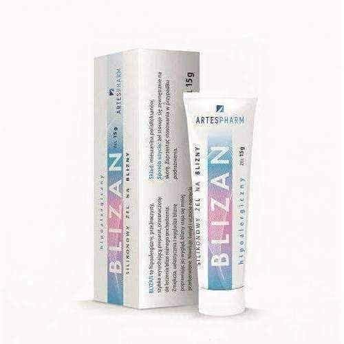 Silicone gel for scars Blizan 15g, silicone scar gel UK