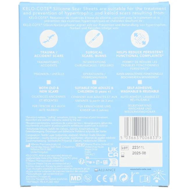 Silicone gel plaster for scar tissue, KELO-COTE silicone plasters for scars - UKDorf 