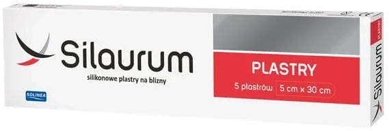 Silicone scar sheets patches, silicone gel scar patches, Silaurum 5 cm x 30 cm - UKDorf 