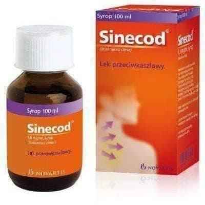 SINECOD syrup 100ml acute bronchitis treatment 4+