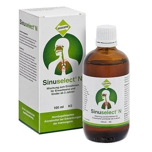 SINUSELECT N paranasal sinuses (sinusitis) drops, sinus infection UK