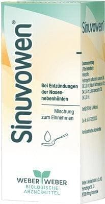 SINUVOWEN paranasal sinuses, sinusitis, runny nose UK