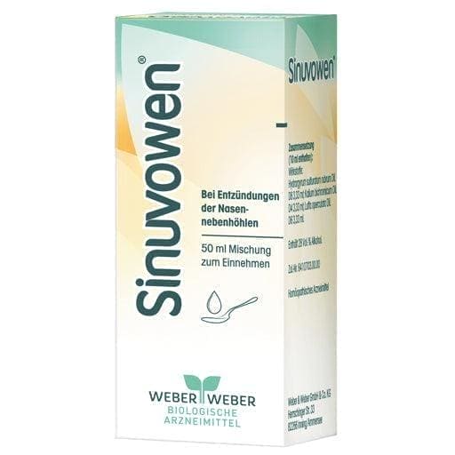 SINUVOWEN paranasal sinuses, sinusitis, runny nose UK