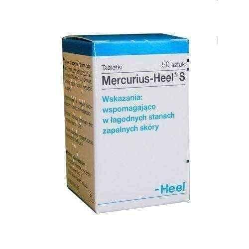 Skin inflammation | MERCURIUS-HEEL S x 50 tablets UK
