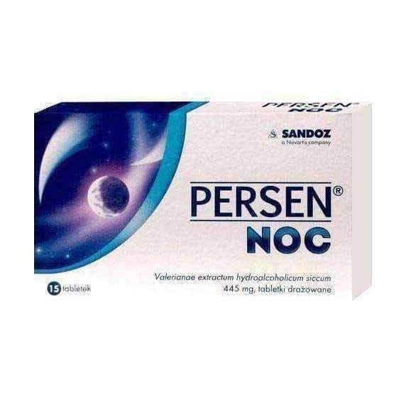 Sleep disorders Persen Night 445mg x 15 tablets UK